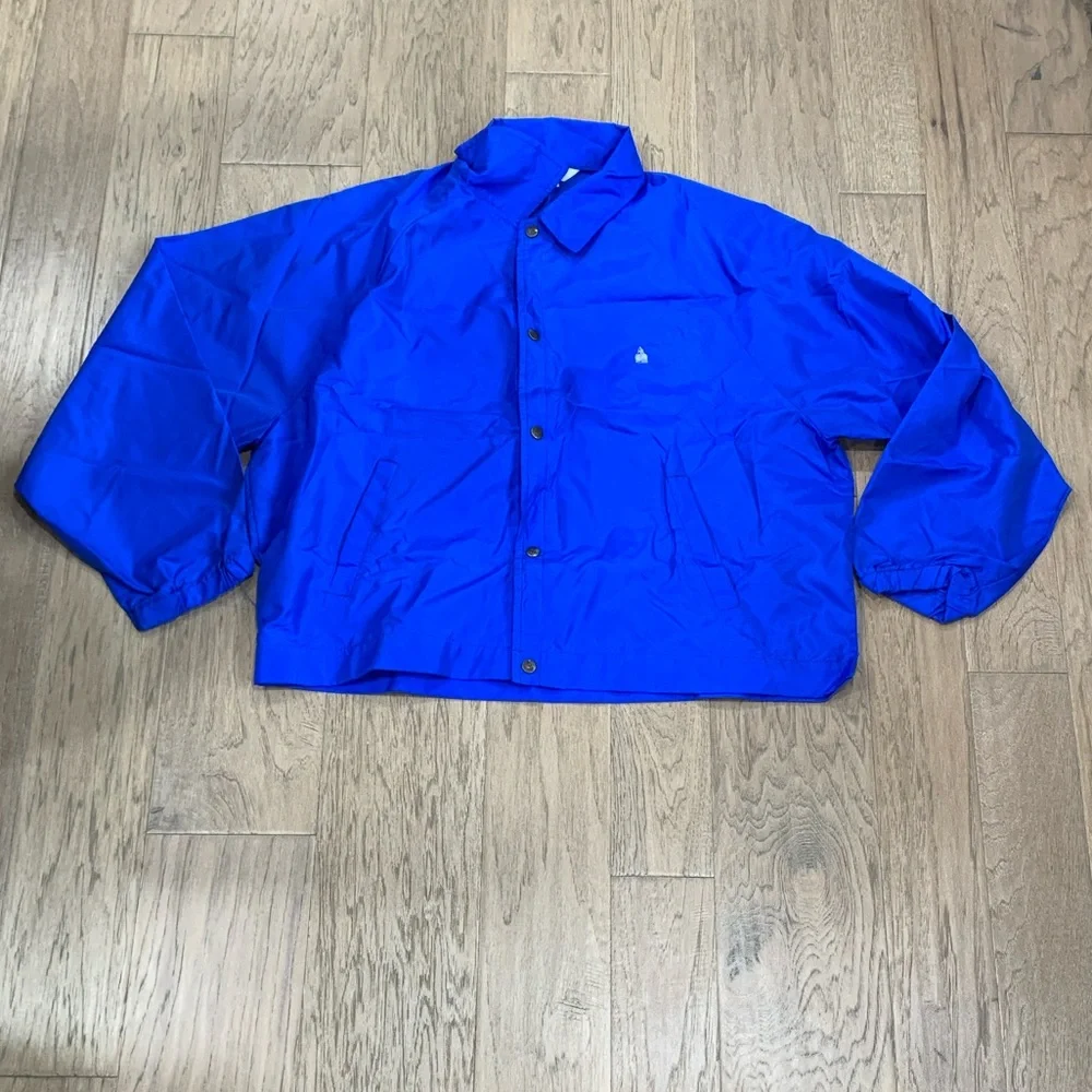 NWOT London Fog Royal Blue Two-Piece Rain Jacket and Pants Set Size Large - Picture 2 of 16